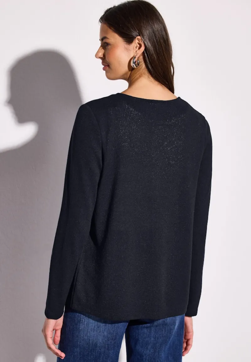 Street One Pullover & Sweatshirts*Strick-Look Jacke deep blue