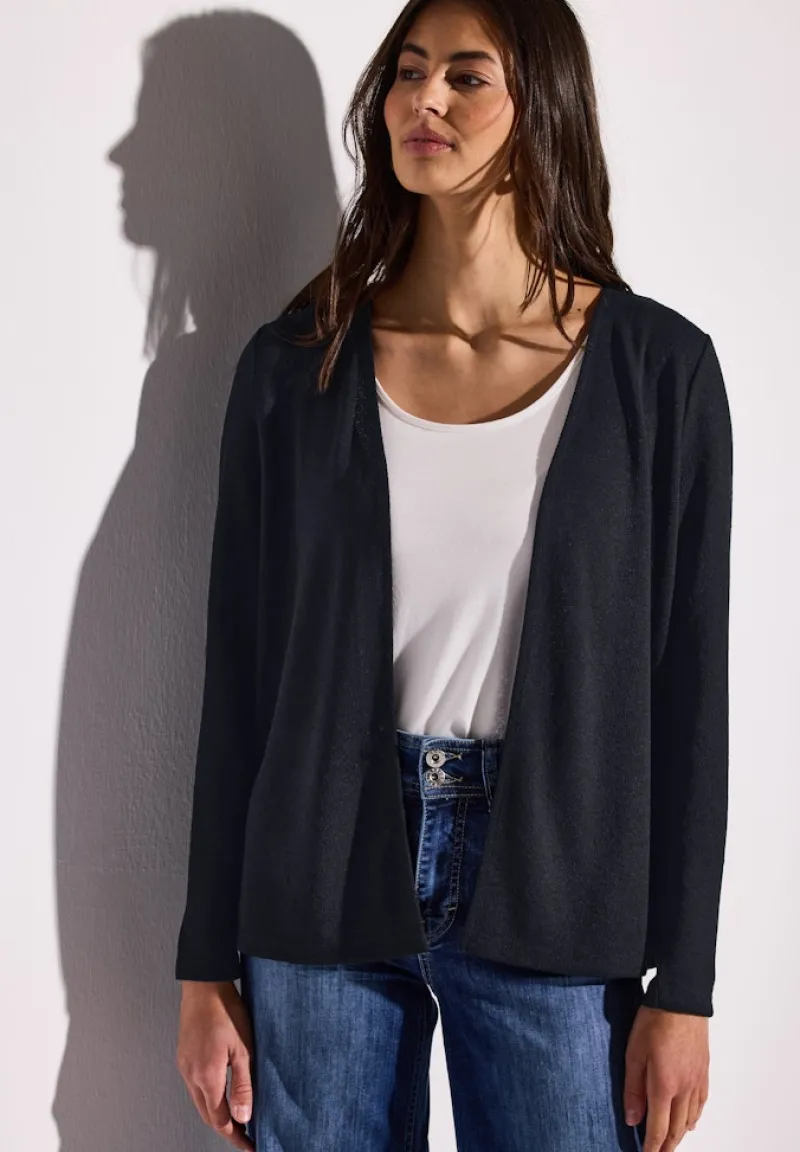 Street One Pullover & Sweatshirts*Strick-Look Jacke deep blue