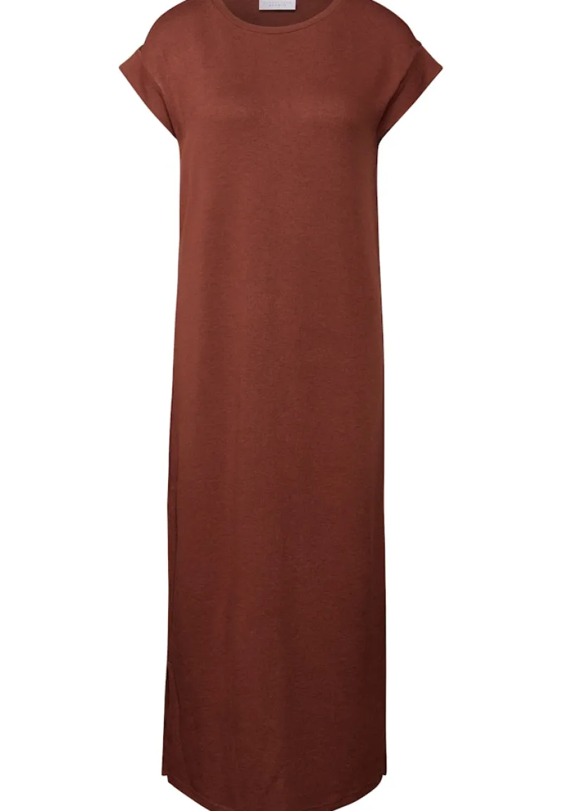 STREET ONE STUDIO Kleider*Strick-Look Kleid sienna brown