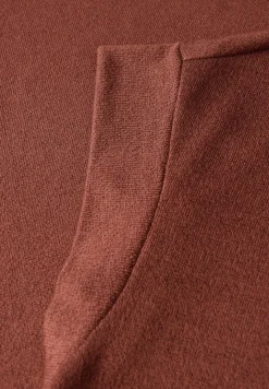 STREET ONE STUDIO Kleider*Strick-Look Kleid sienna brown