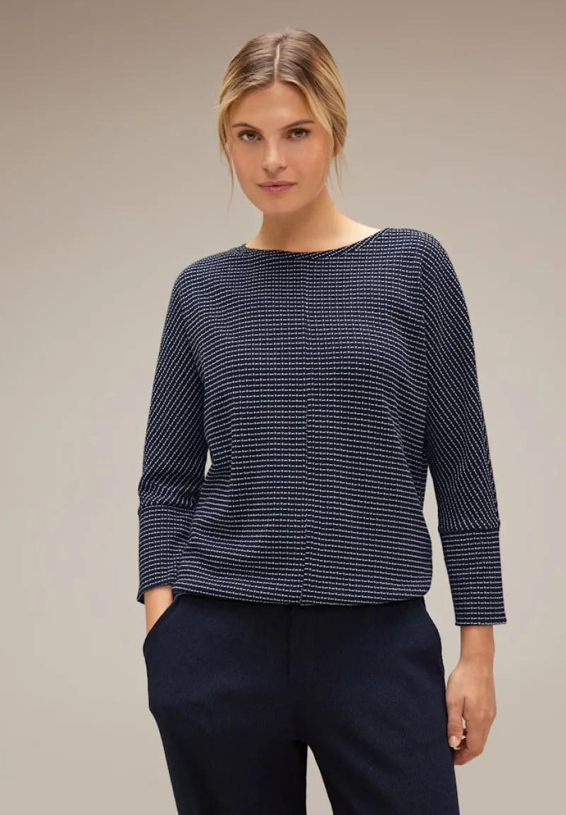 Street One Pullover & Sweatshirts*Stricklook Shirt deep blue