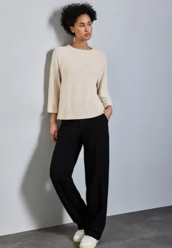 Street One Shirts*Strick-Look Shirt smooth sand beige