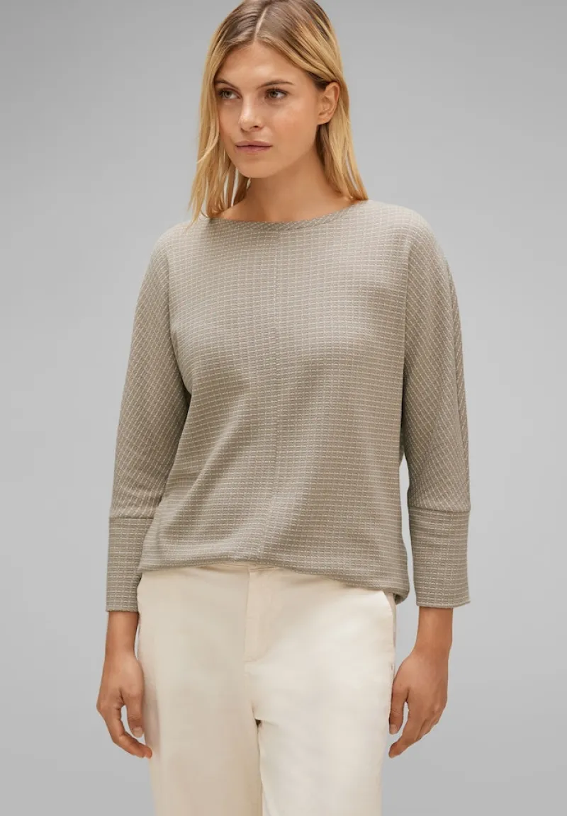 Street One Pullover & Sweatshirts*Stricklook Shirt spring sand melange