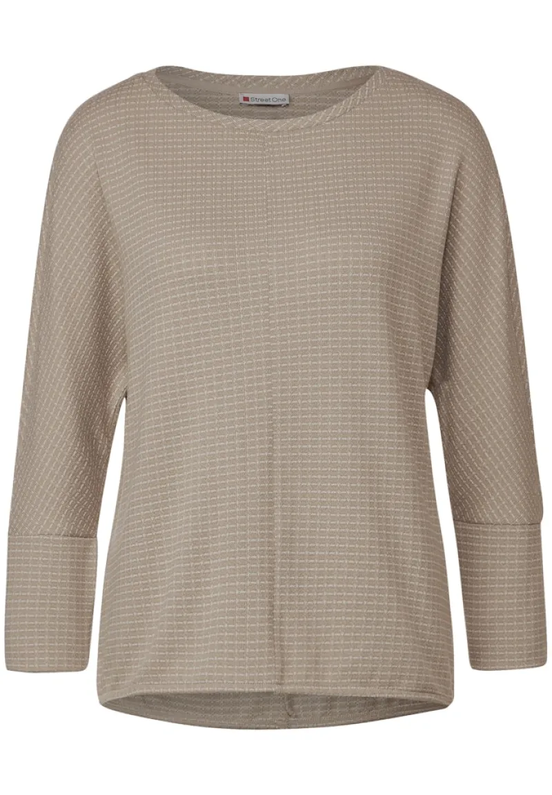 Street One Pullover & Sweatshirts*Stricklook Shirt spring sand melange