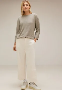 Street One Pullover & Sweatshirts*Stricklook Shirt spring sand melange