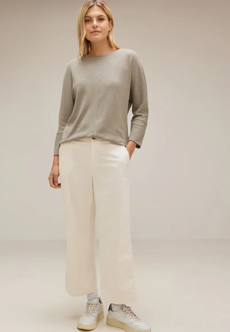 Street One Pullover & Sweatshirts*Stricklook Shirt spring sand melange
