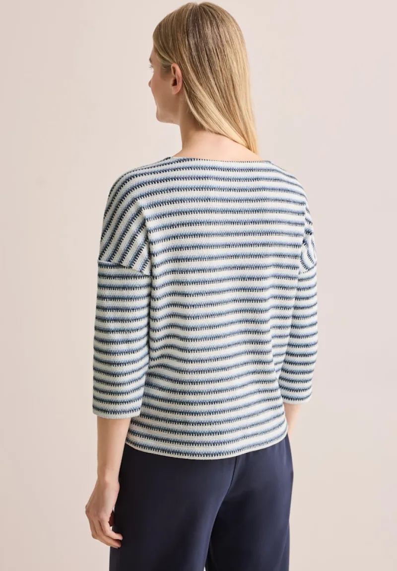 Cecil Shirts*Strick-Look Shirt universal blue