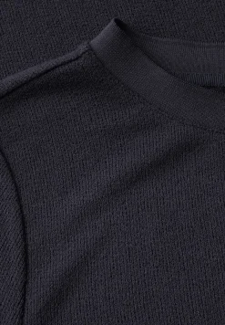 STREET ONE STUDIO Shirts*Strick-Look T-Shirt dark void blue