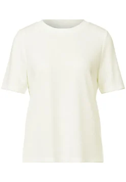 STREET ONE STUDIO Shirts*Strick-Look T-Shirt off white