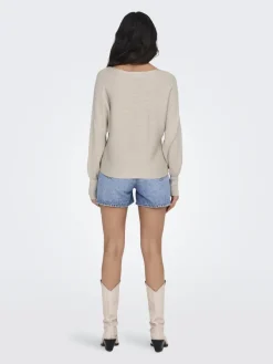 Only Pullover & Sweatshirts*Strickpullover Adaline pumice stone