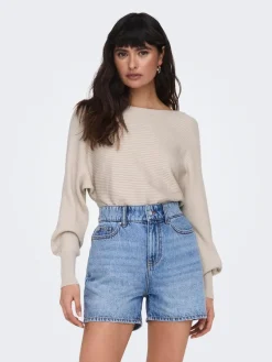 Only Pullover & Sweatshirts*Strickpullover Adaline pumice stone