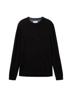 Tom Tailor Pullover & Sweatshirts|Big Boys*Strickpullover aus Baumwolle Black