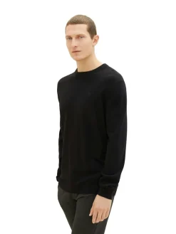 Tom Tailor Pullover & Sweatshirts|Big Boys*Strickpullover aus Baumwolle Black