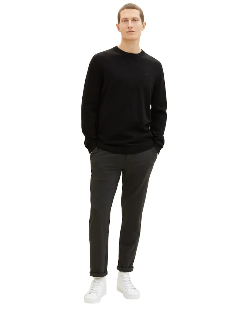 Tom Tailor Pullover & Sweatshirts|Big Boys*Strickpullover aus Baumwolle Black