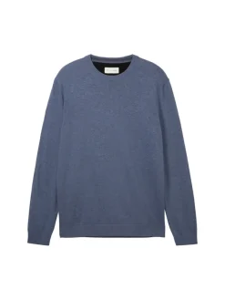 Tom Tailor Pullover & Sweatshirts|Big Boys*Strickpullover aus Baumwolle vintage indigo blue melange