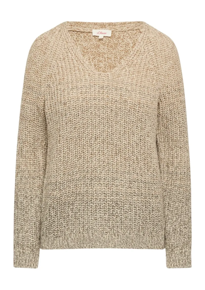 s.Oliver Pullover & Sweatshirts*Strickpullover Beige