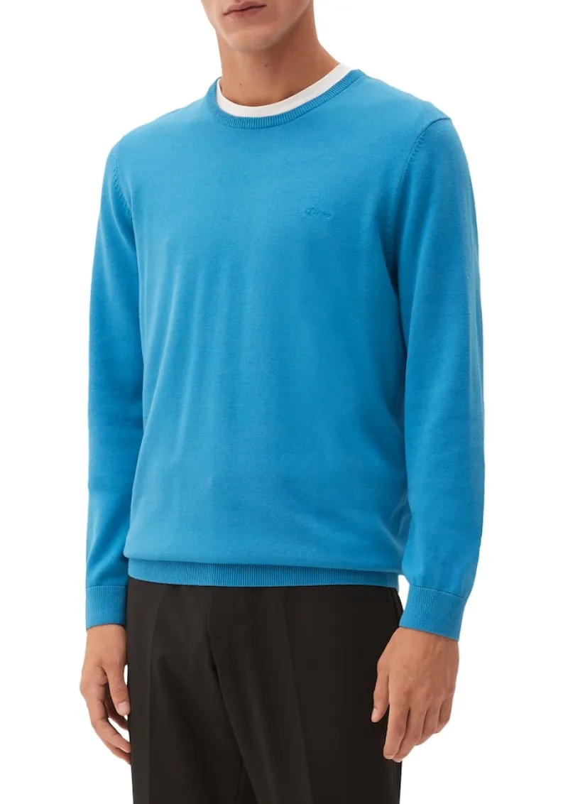 s.Oliver Pullover & Sweatshirts|Big Boys*Strickpullover blau2