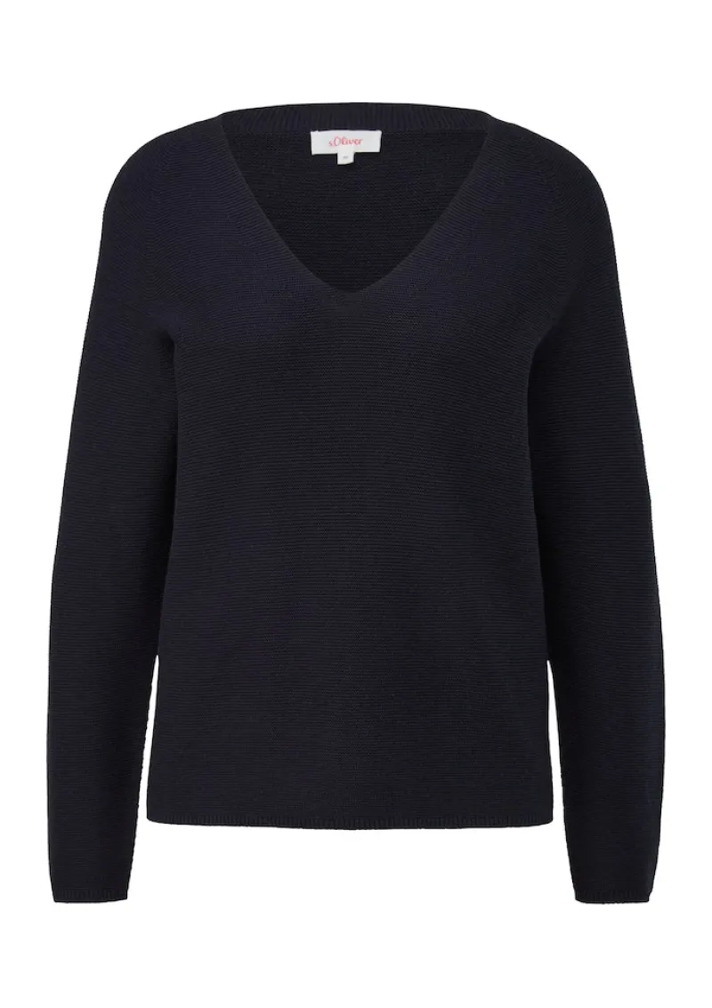 s.Oliver Pullover & Sweatshirts*Strickpullover blau2