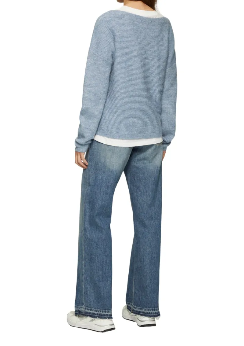 QS Pullover & Sweatshirts*Strickpullover Blau