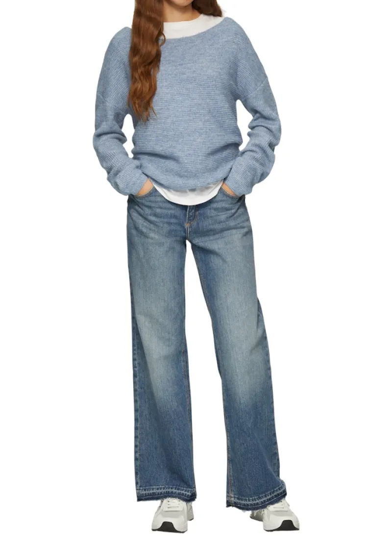 QS Pullover & Sweatshirts*Strickpullover Blau