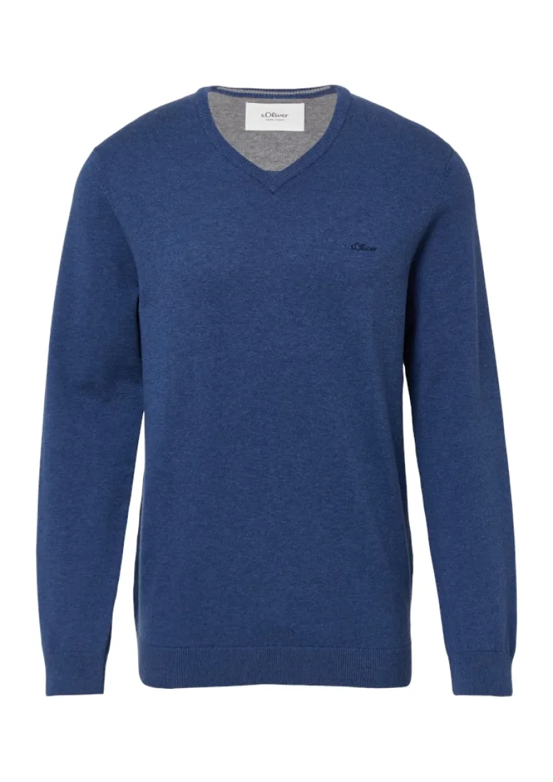 s.Oliver Pullover & Sweatshirts|Big Boys*Strickpullover blau5