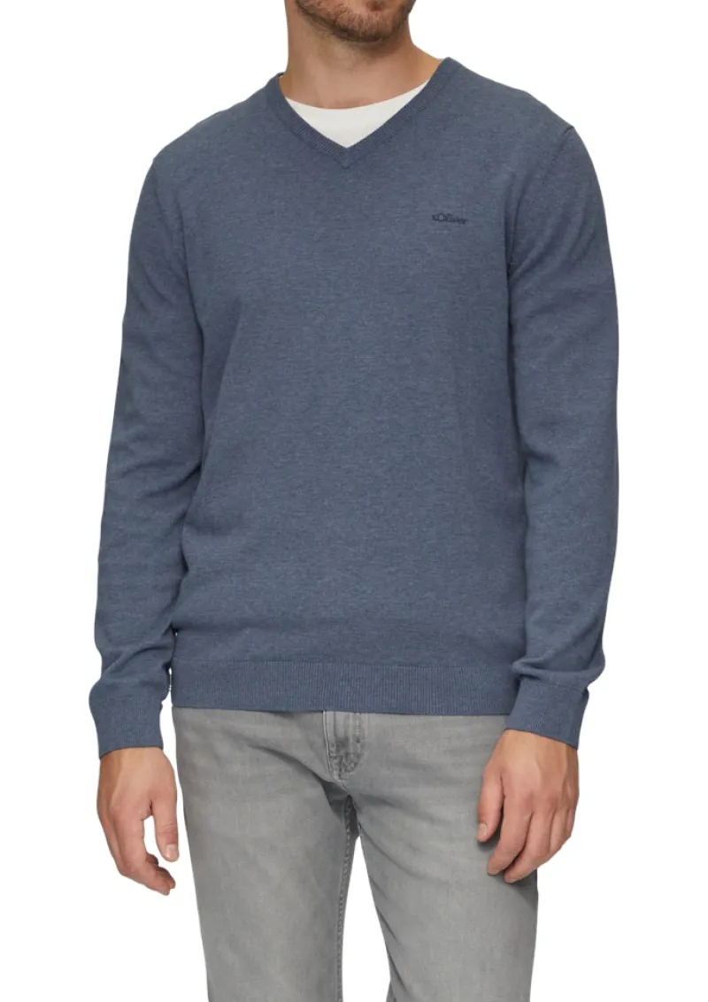 s.Oliver Pullover & Sweatshirts|Big Boys*Strickpullover blau1