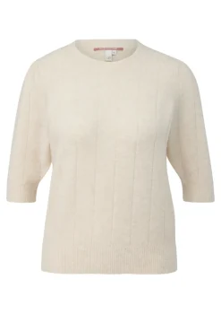 QS Pullover & Sweatshirts*Strickpullover creme