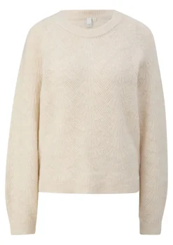 QS Pullover & Sweatshirts*Strickpullover creme