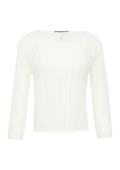 QS Pullover & Sweatshirts*Strickpullover creme