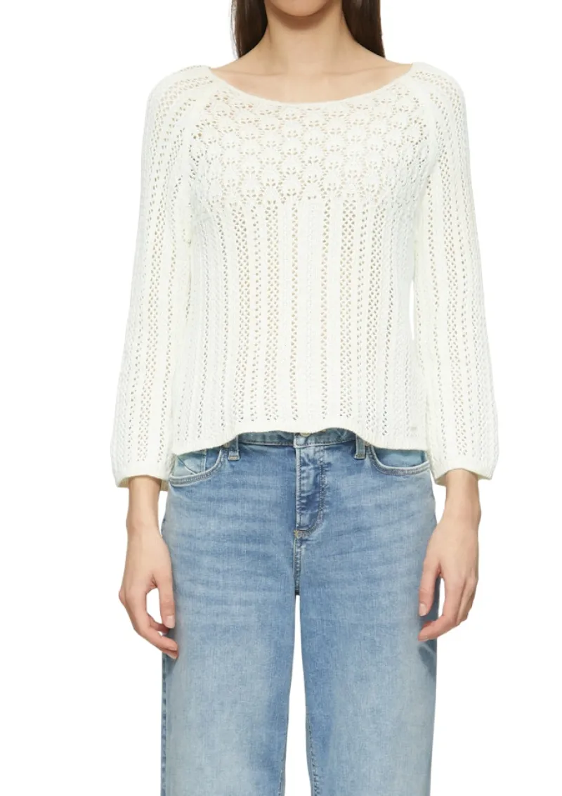 QS Pullover & Sweatshirts*Strickpullover creme