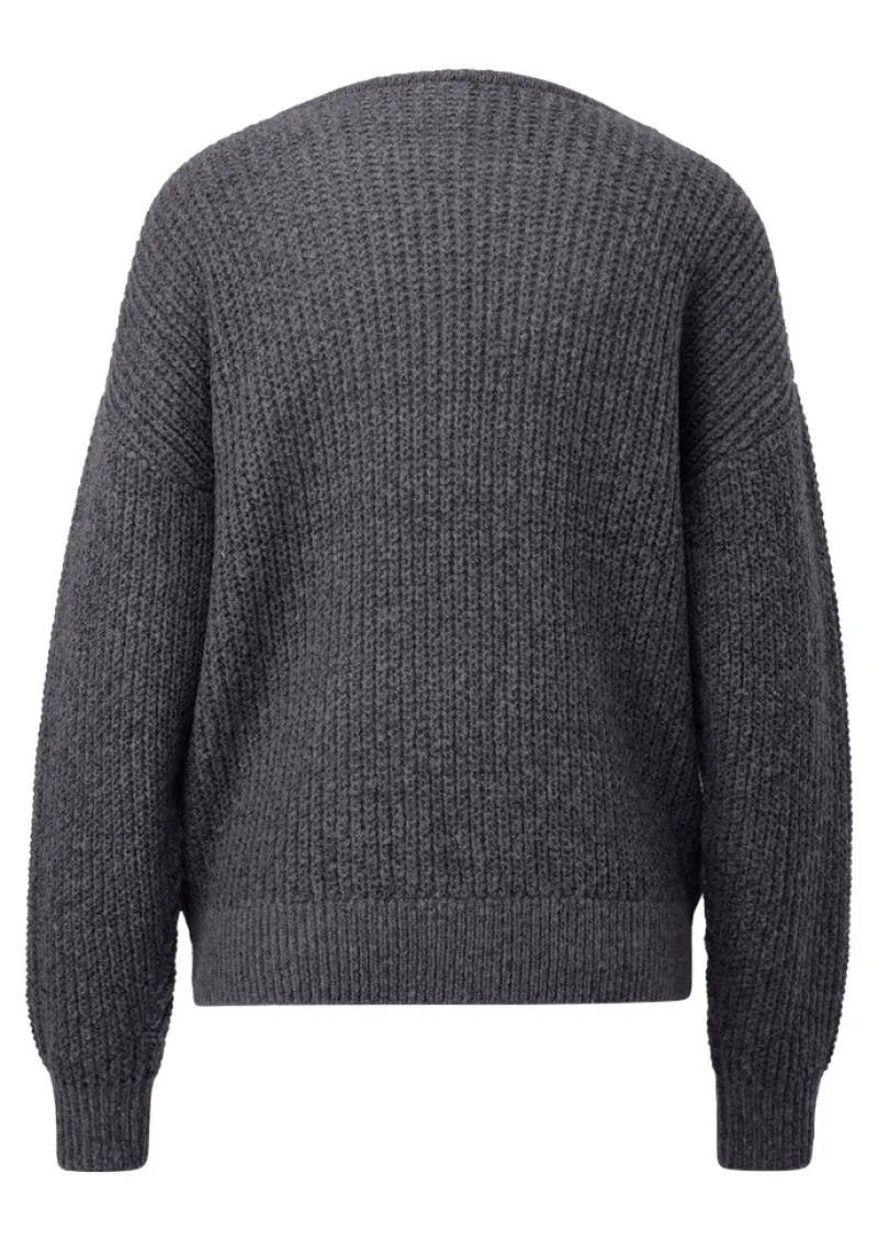 QS Pullover & Sweatshirts*Strickpullover Grau
