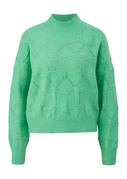 QS Pullover & Sweatshirts*Strickpullover Grün