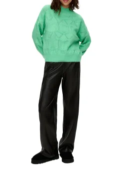 QS Pullover & Sweatshirts*Strickpullover Grün