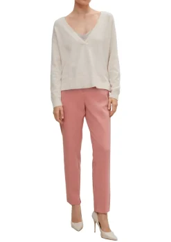 Comma Pullover & Sweatshirts*Strickpullover mit Alpaka creme