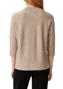 Comma Pullover & Sweatshirts*Strickpullover mit Inserts Beige