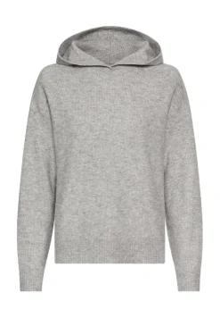 Camel Active Pullover & Sweatshirts*Strickpullover mit Kapuze grey melange