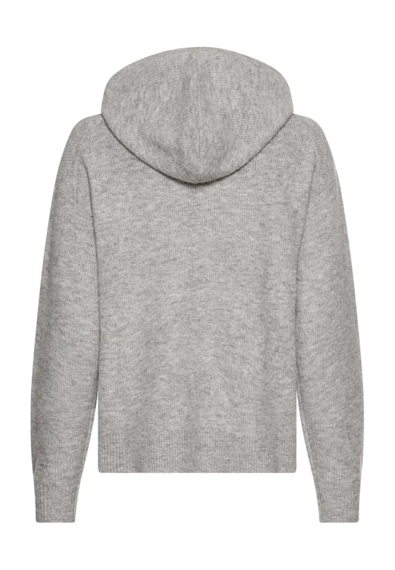 Camel Active Pullover & Sweatshirts*Strickpullover mit Kapuze grey melange