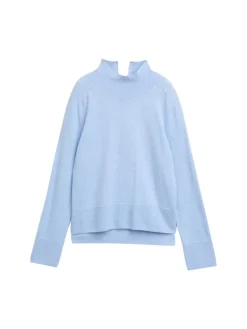 Tom Tailor Pullover & Sweatshirts*Strickpullover mit Kaschmir-Anteil light fjord blue melange