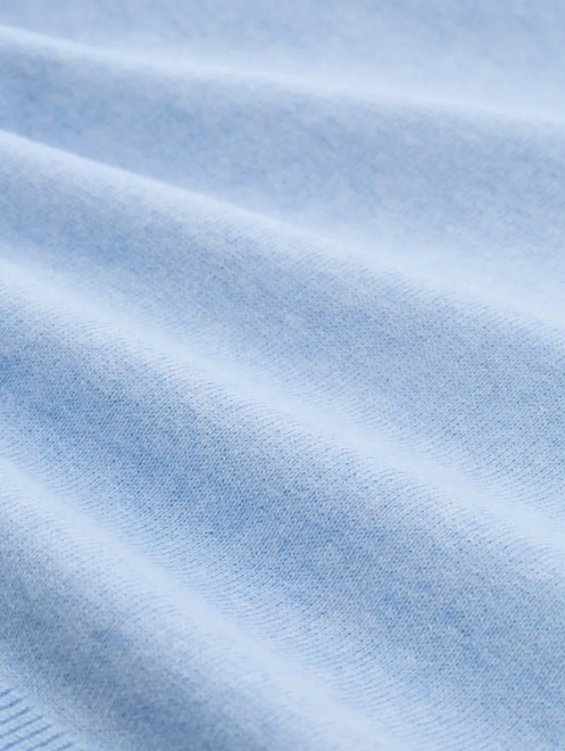 Tom Tailor Pullover & Sweatshirts*Strickpullover mit Kaschmir-Anteil light fjord blue melange