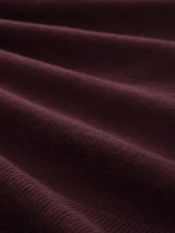 Tom Tailor Pullover & Sweatshirts*Strickpullover mit Kaschmir-Anteil dark red mélange