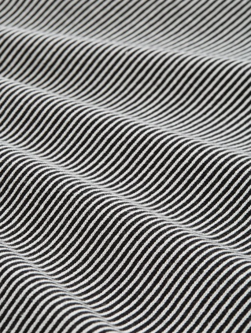 Tom Tailor Pullover & Sweatshirts*Strickpullover mit Rundhalsausschnitt black white plaited knit