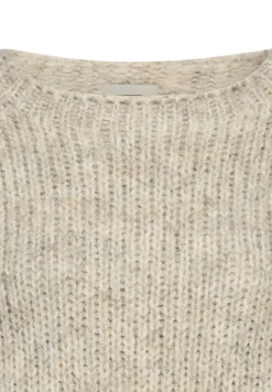 Camel Active Pullover & Sweatshirts*Strickpullover mit Rundhalsausschnitt Light Grey Melange