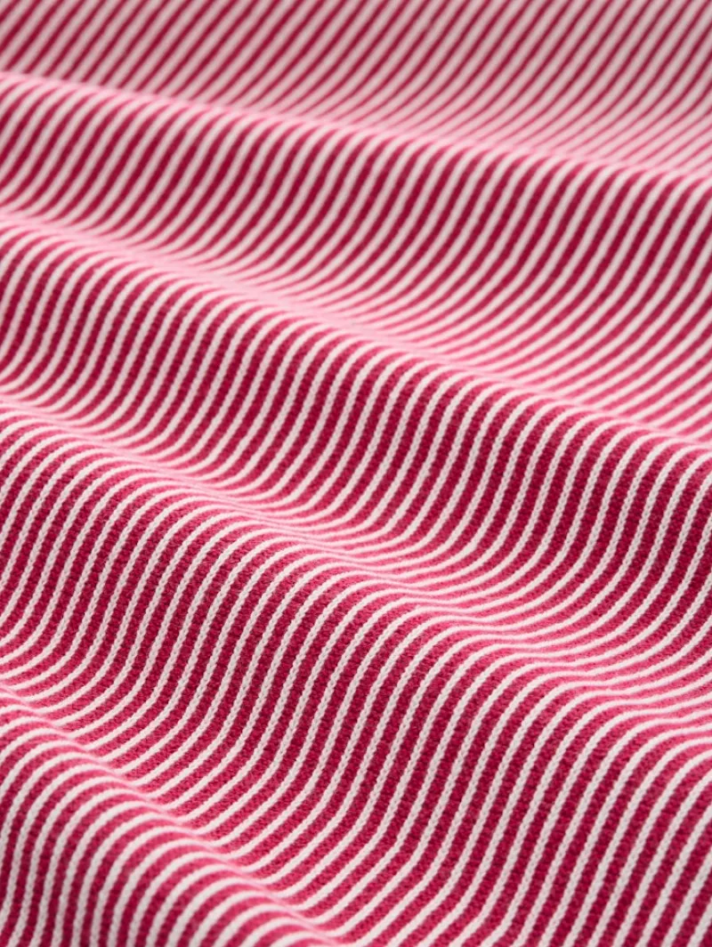 Tom Tailor Pullover & Sweatshirts*Strickpullover mit Rundhalsausschnitt pink plaited knit