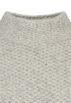 Camel Active Pullover & Sweatshirts*Strickpullover mit Stehkragen grey melange