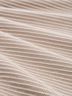 Tom Tailor Pullover & Sweatshirts*Strickpullover mit U-Boot-Ausschnitt soft taupe bubble knit stripe