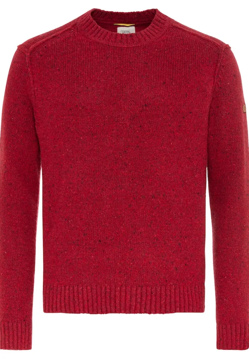 Camel Active Pullover & Sweatshirts|Big Boys*Strickpullover mit zertifizierter Merinowolle amber red