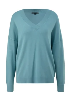 Comma Pullover & Sweatshirts*Strickpullover petrol