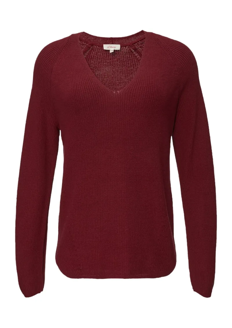 s.Oliver Pullover & Sweatshirts*Strickpullover Rot