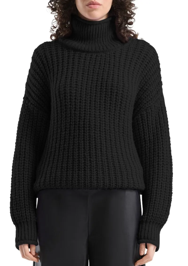 QS Pullover & Sweatshirts*Strickpullover Schwarz