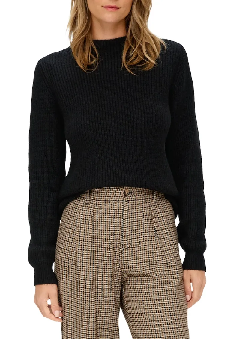 s.Oliver Pullover & Sweatshirts*Strickpullover Schwarz